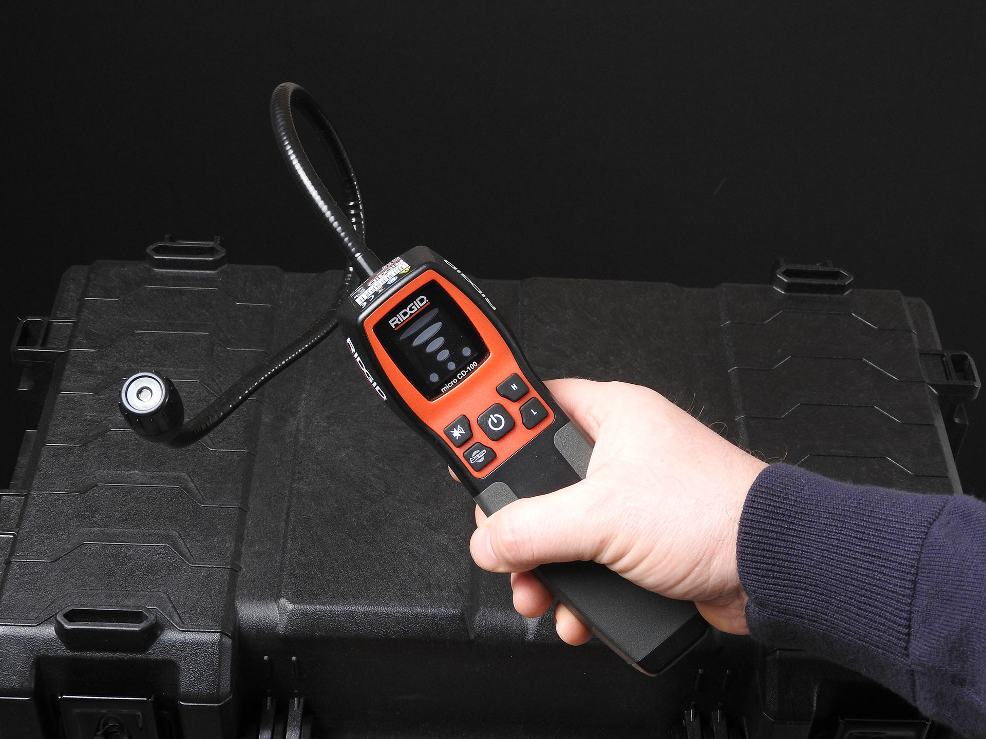 Combustible Gas Detector Equipment of inspector of Victory Home Inspection, Inc.