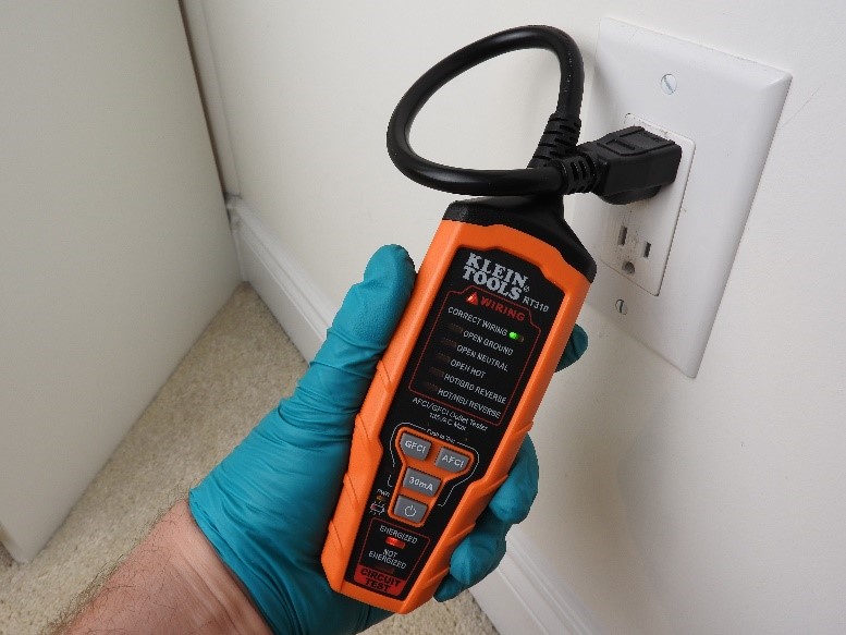 AFCI_tester_Inspector's_equipment _Victory Home Inspection, Inc